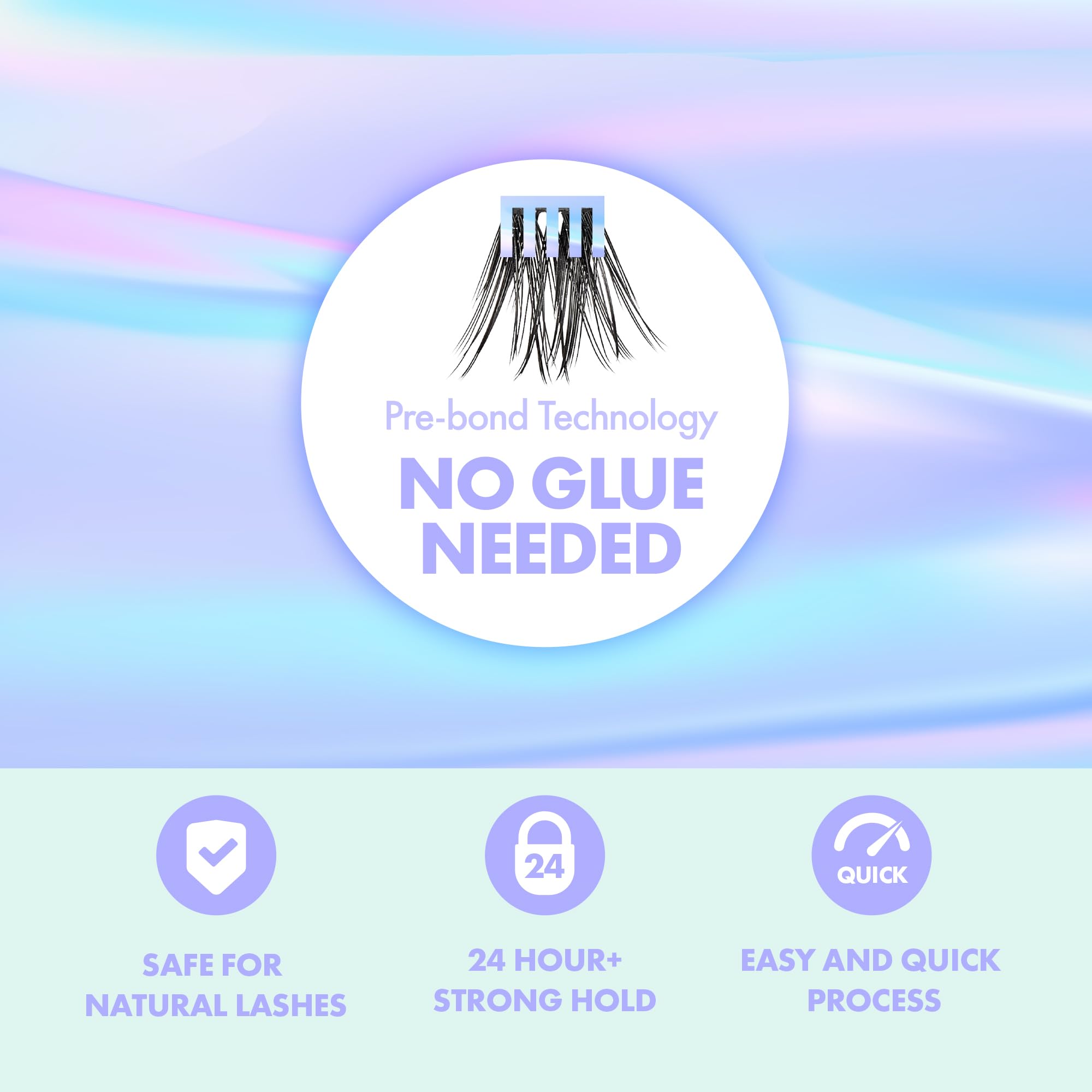 ienvy Press&amp;Go all-day-comfort lashes for lightweight wear.
