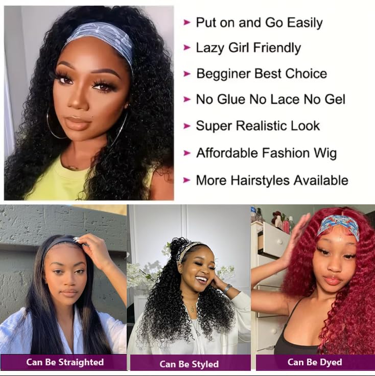 iesste headband wig natural color blends with own hair for a realistic look
