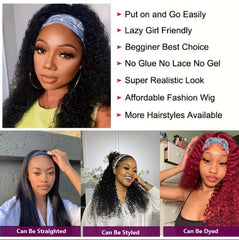 iesste headband wig natural color blends with own hair for a realistic look