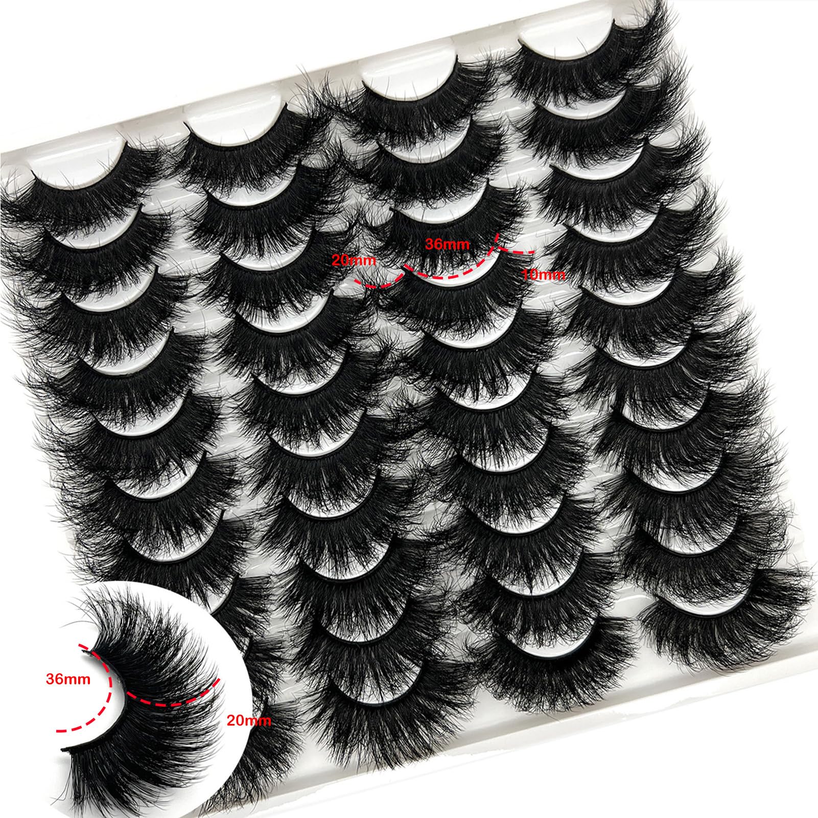 IFSOWDRA beginner-friendly 25mm lashes for quick application