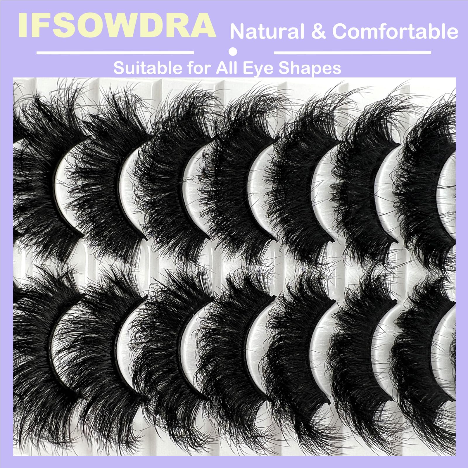 ifsowdra lash strip easy to apply for quick daily wear
