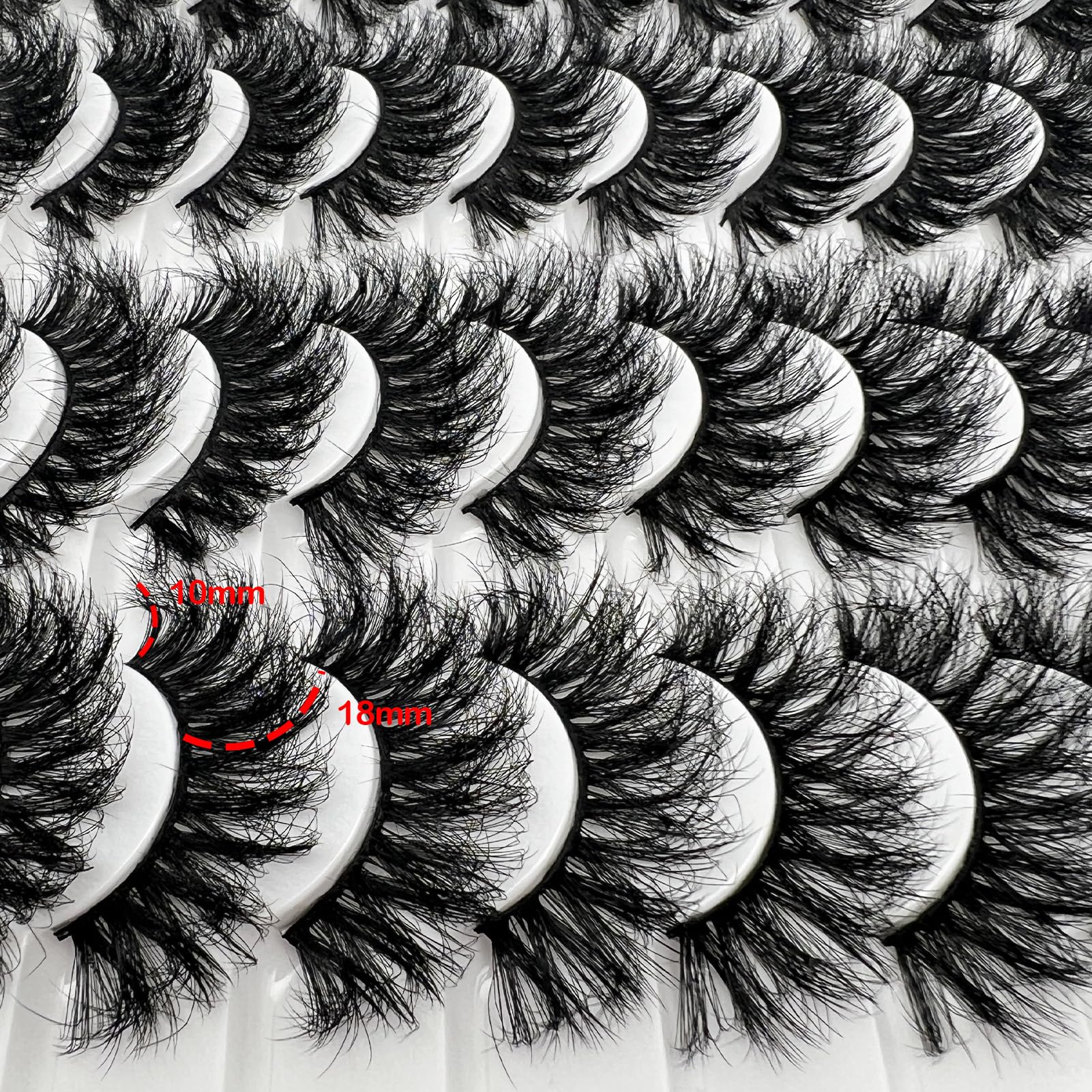 IFSOWDRA mink lashes D-Curl for full-volume definition.