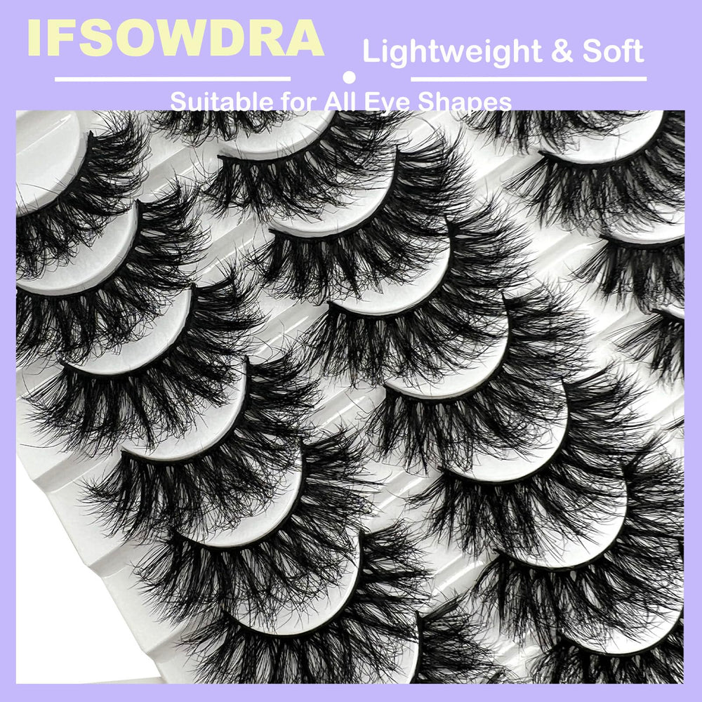 IFSOWDRA mink lashes soft cotton band for comfortable wear.