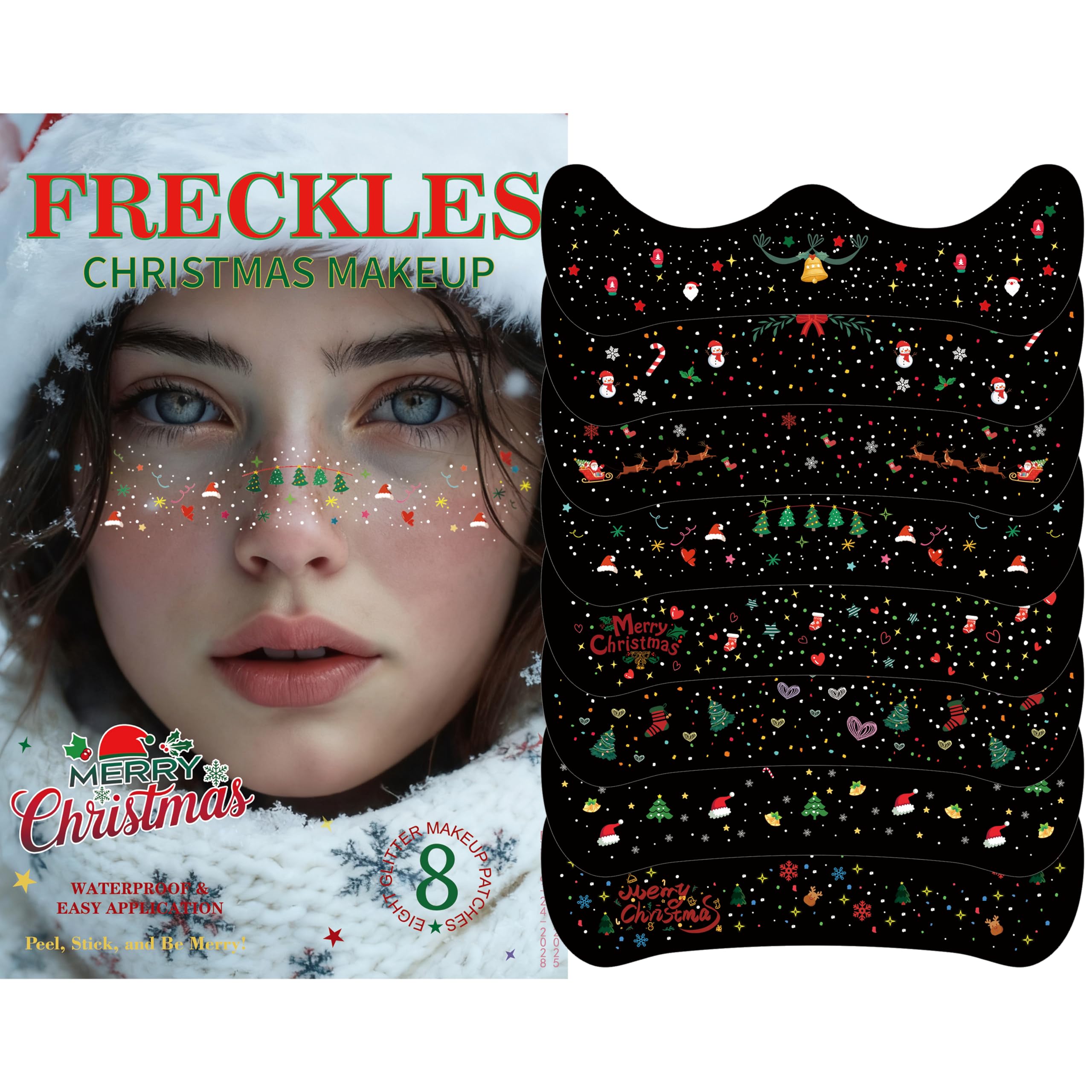 IFVGFB Santa Slei gh tattoo adds festive sparkle for photos and parties