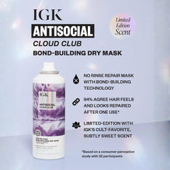 IGK Antisocial Cloud Club bottle top view, showing convenient dispensing design