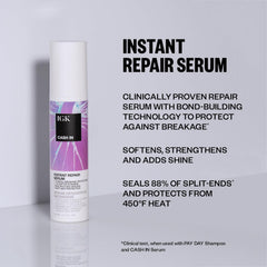 IGK Antisocial Dry Hair Mask application demonstrates easy weekly treatment.