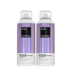 IGK Antisocial dry hair mask pack-2 ready for overnight hydration