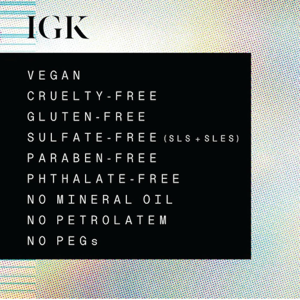 IGK Antisocial, extensions visibles, protège les liaisons capillaires pendant le soin.
