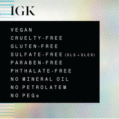 IGK Antisocial, extensions visibles, protège les liaisons capillaires pendant le soin.