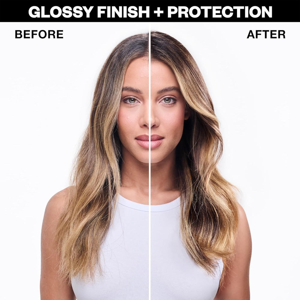 IGK Disco Disco Clear Gloss Spray finish on hair without greasiness and heaviness.