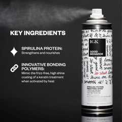 IGK GOOD BEHAVIOR anti-frizz balm jar ready to deliver lasting sleekness.