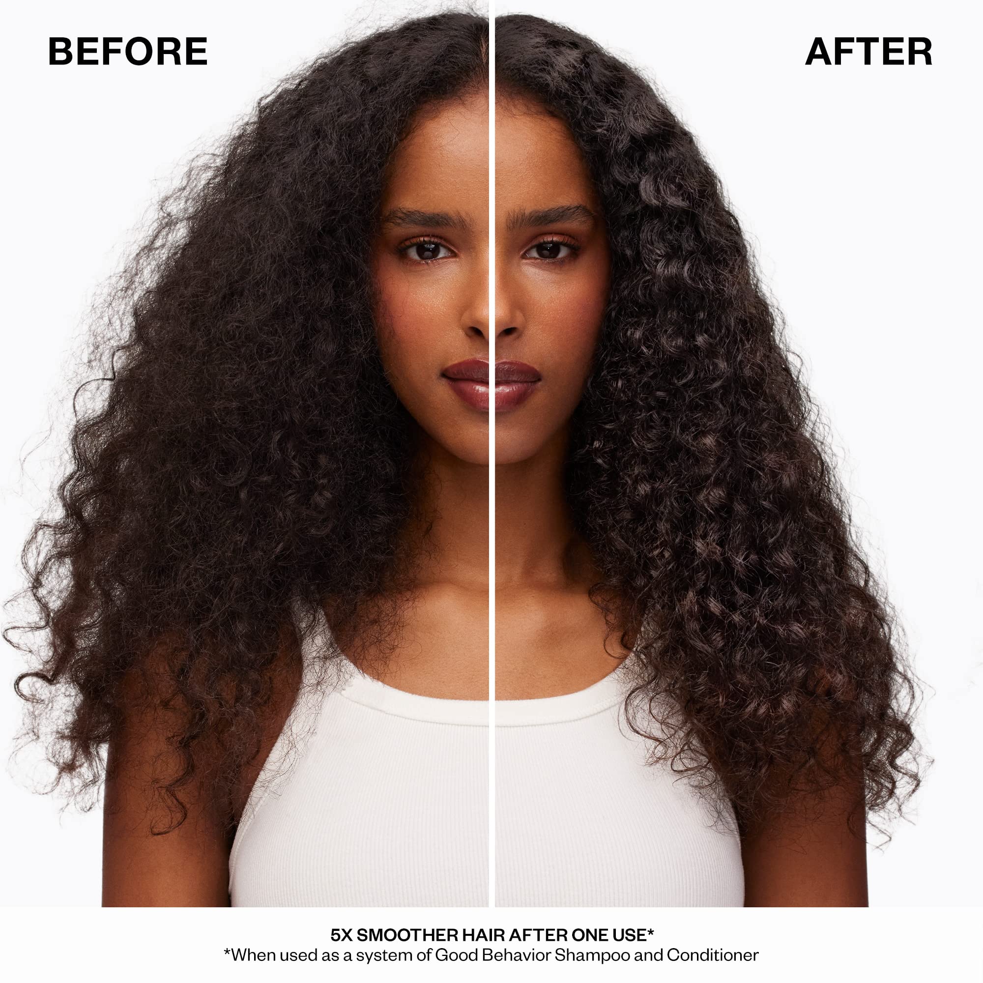 IGK Good Behavior frizz-blocker barrier image depicts a protective shield.
