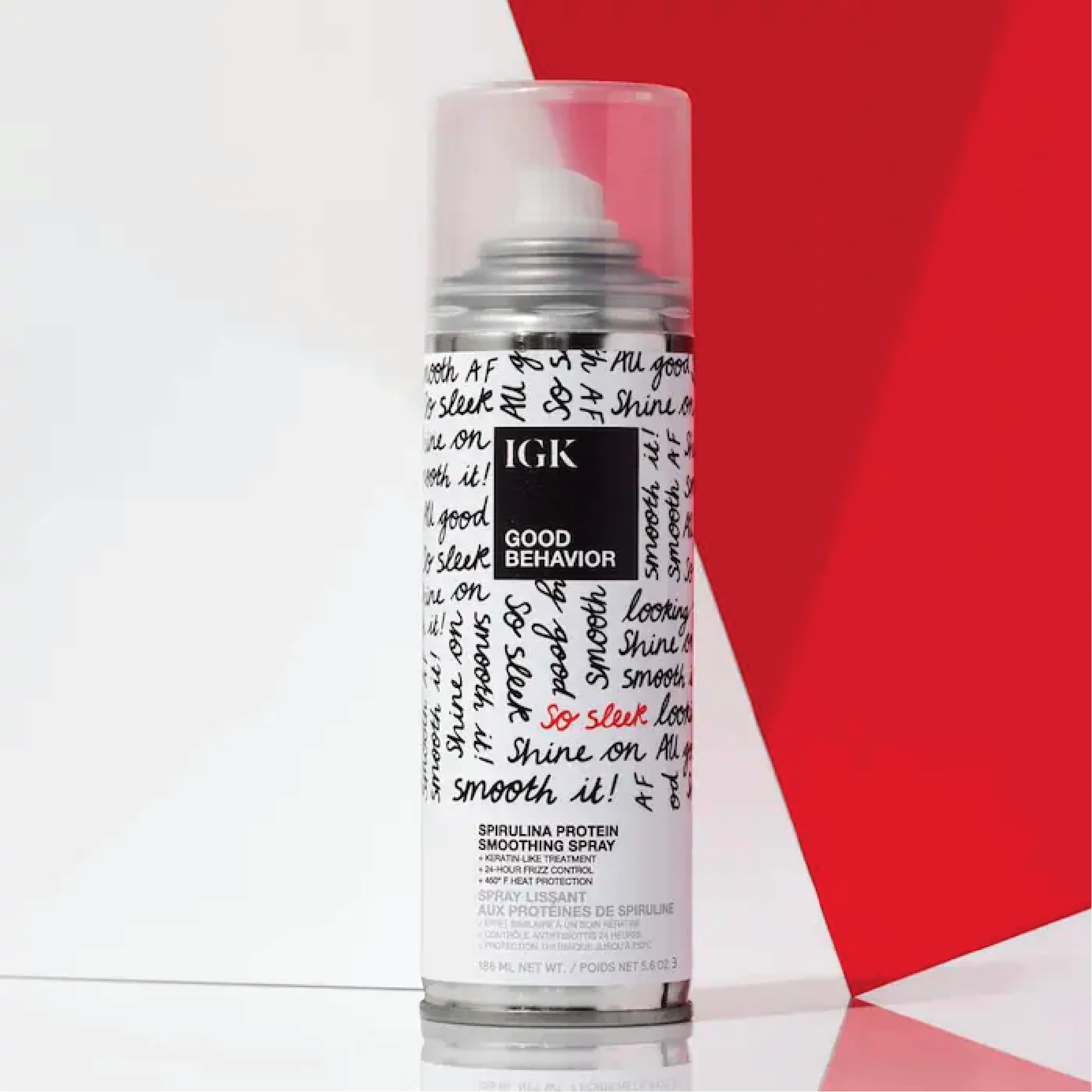 IGK Good Behavior frizz-control shine shot with glossy finish