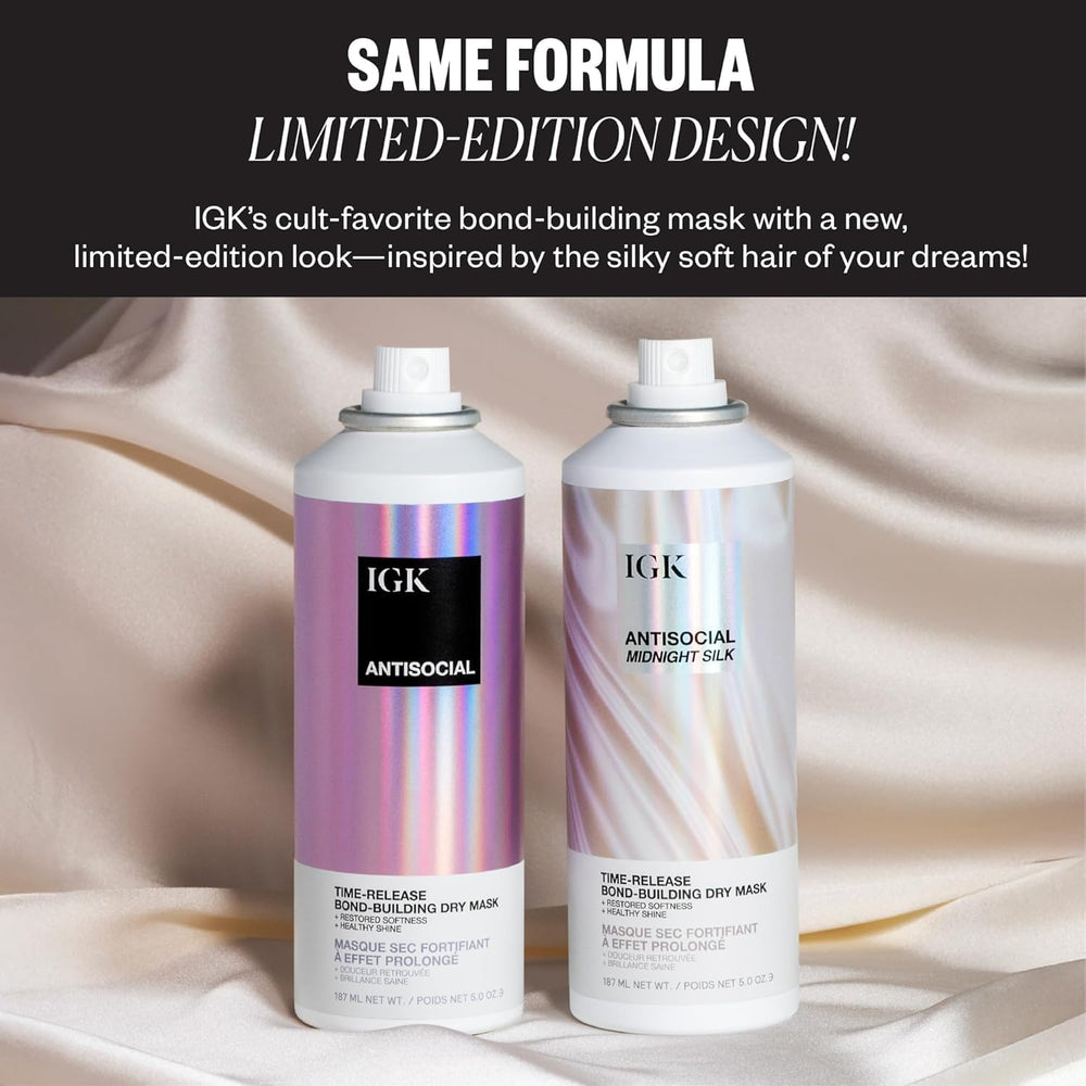 IGK Hair shine after use shows silky texture and a light, non-greasy finish.