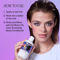 IGK More Life hair coating after rinse for silky, long-lasting shine