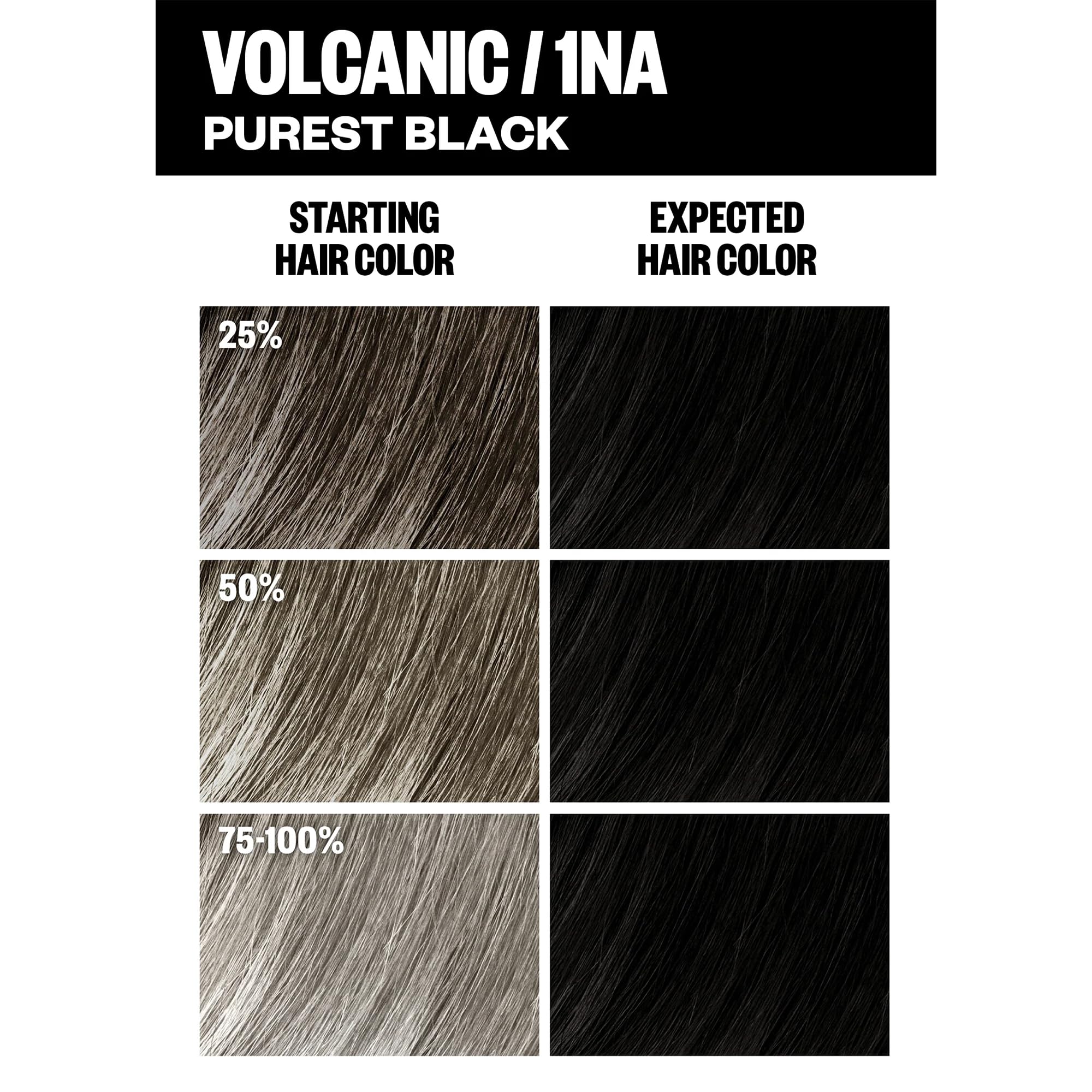 IGK Volcanic before-and-after image emphasizing shine and softness