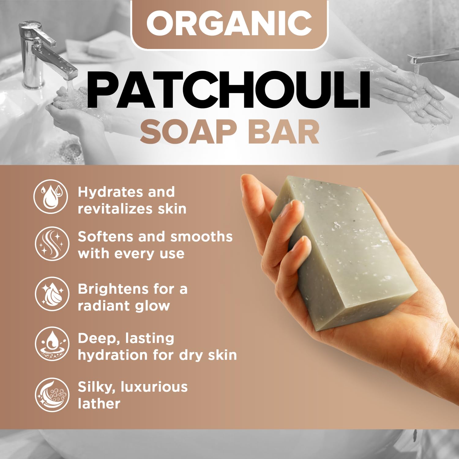 iHeart Patchouli Soap Bar two-pack highlights value and long-lasting fragrance