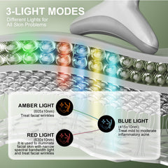 IHOWIN AM-810W LED-light-therapy-panel demonstrates multi-wavelength options for enhanced skin care.