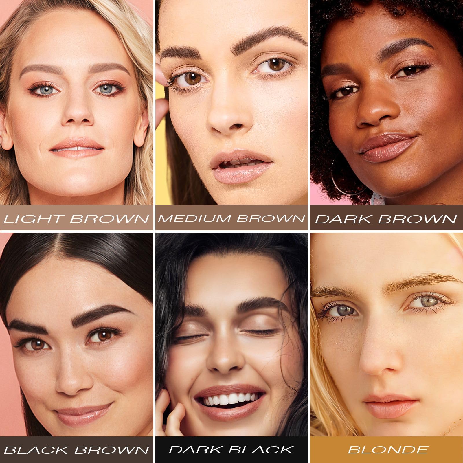 ihrlpxkc waterproof brow powder texture provides smudge-free long-lasting finish.