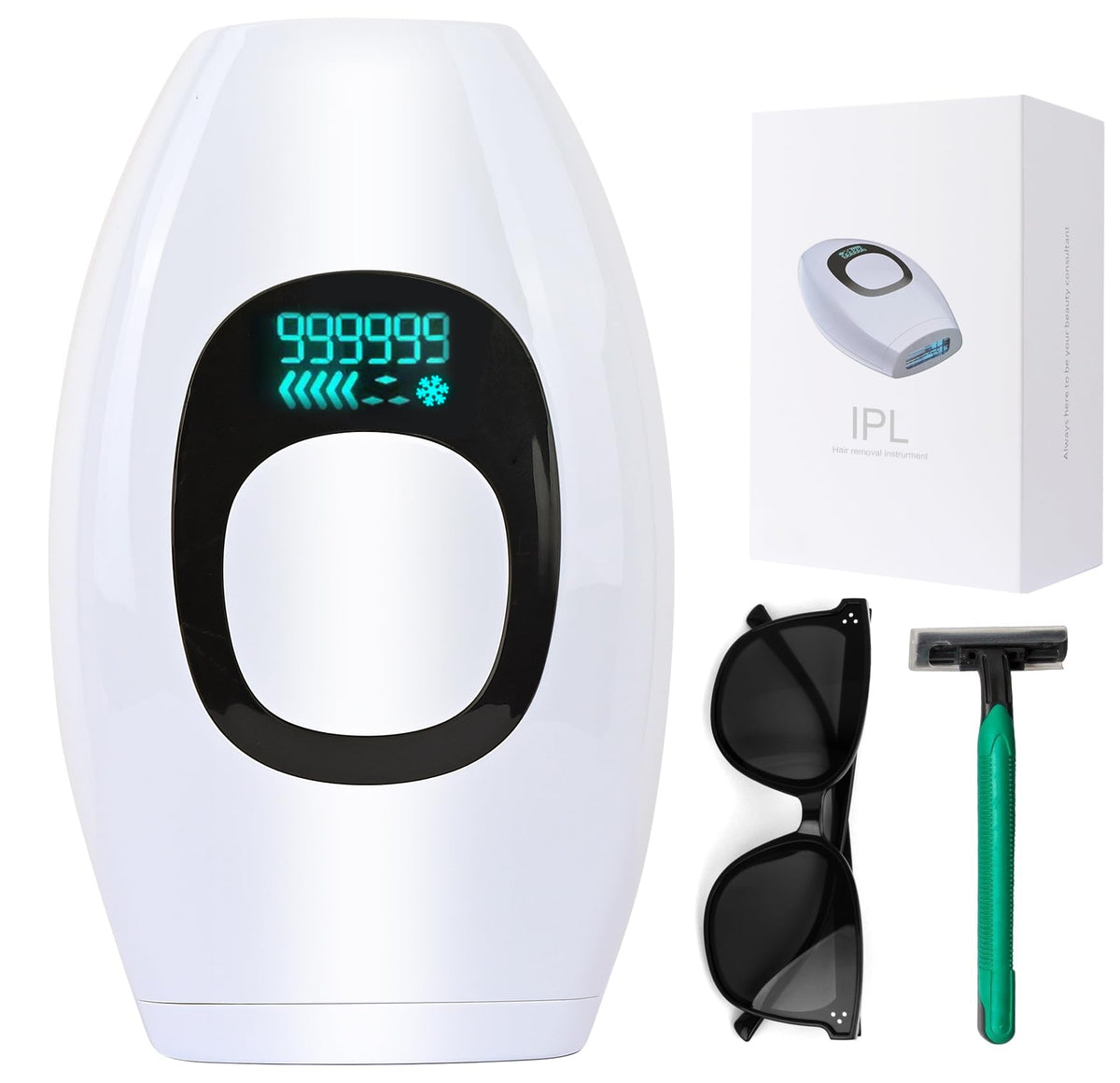 IIDEA IPL facial device for at home use, gentle painless treatment