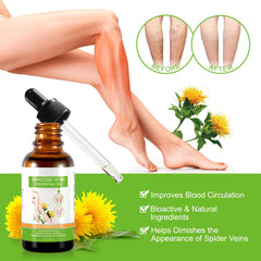 IKZEE close-up on hydrated skin after Varicose Veins Essential Oil