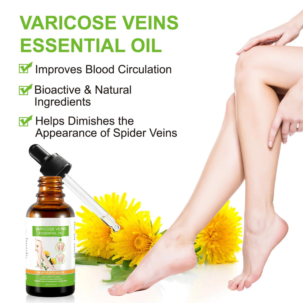 IKZEE Varicose Veins Essential Oil nourishes moisturized skin after use