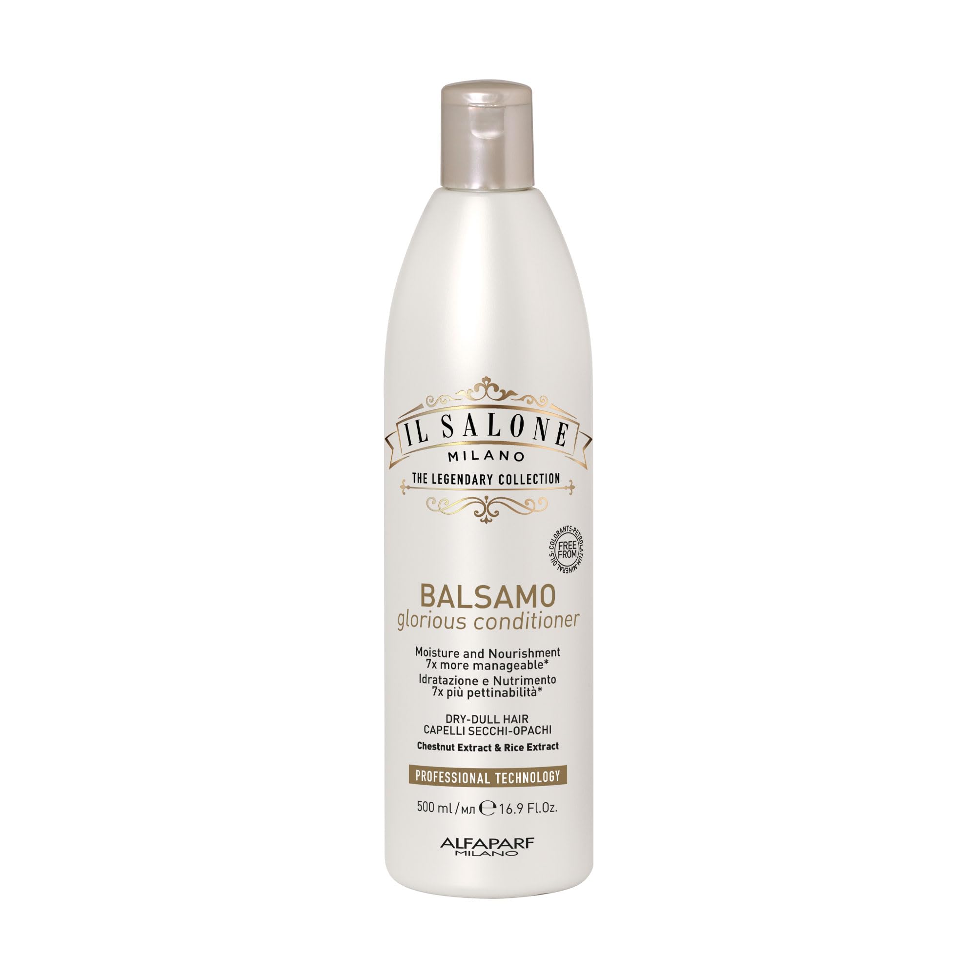 Il Salone Milano Glorious Moisturizing Conditioner bottle showing hydration for dry hair.