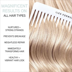 ILES FORMULA conditioner anti-frizz-humidity keeps strands smooth in humid weather.