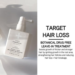 ILES FORMULA Scalp + Hair Booster pump enables controlled application for precise root coverage.