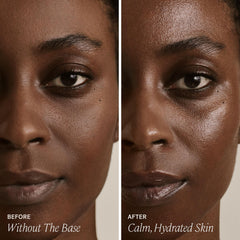 ILIA Base Face Milk Essence swatch reveals creamy texture and quick-hydration feel.