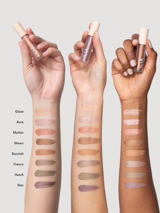 ILIA Chromatic Liquid Powder Eye Tint Provides crease- and smudge-resistant wear.