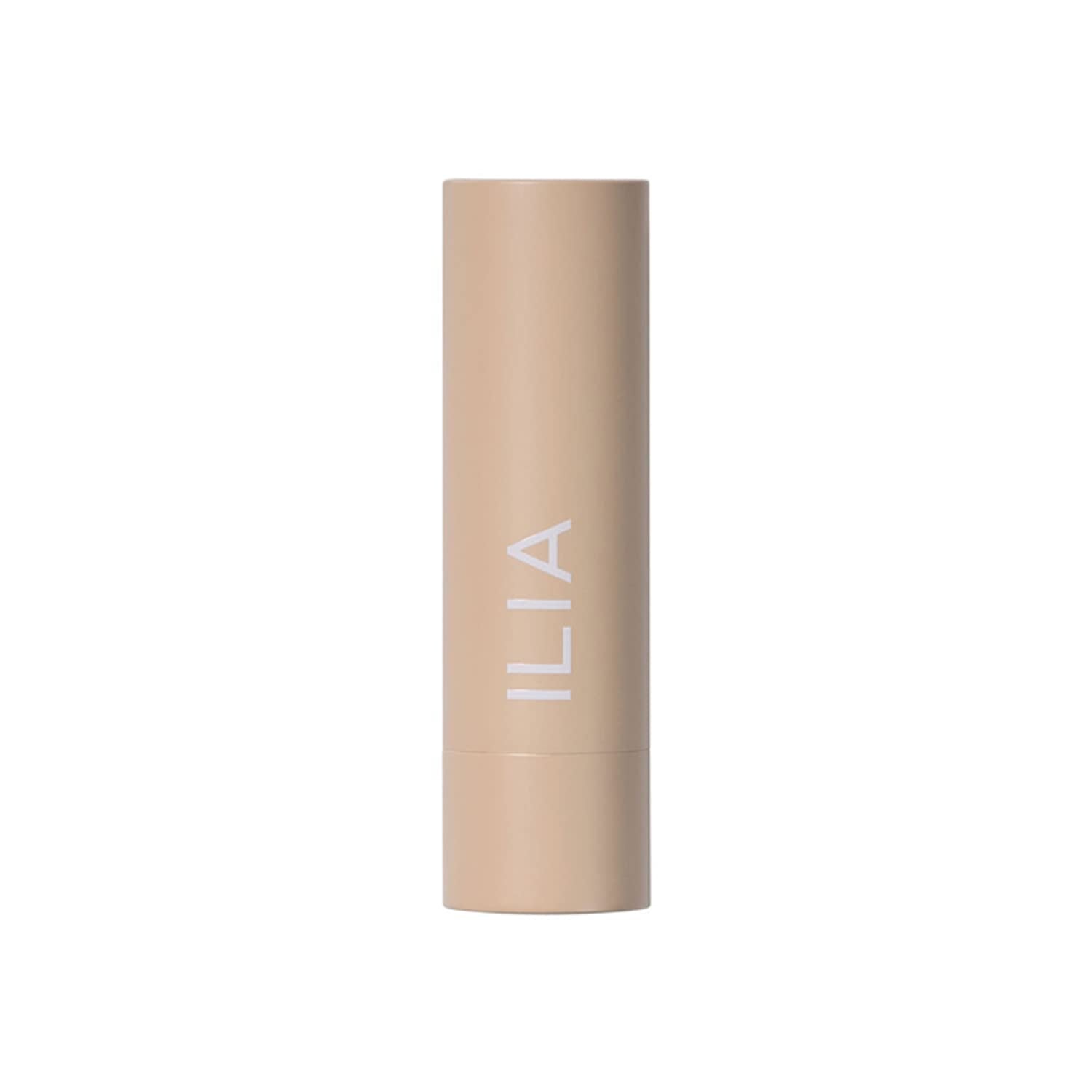 Swatch of ILIA Color Block Lipstick showing creamy finish