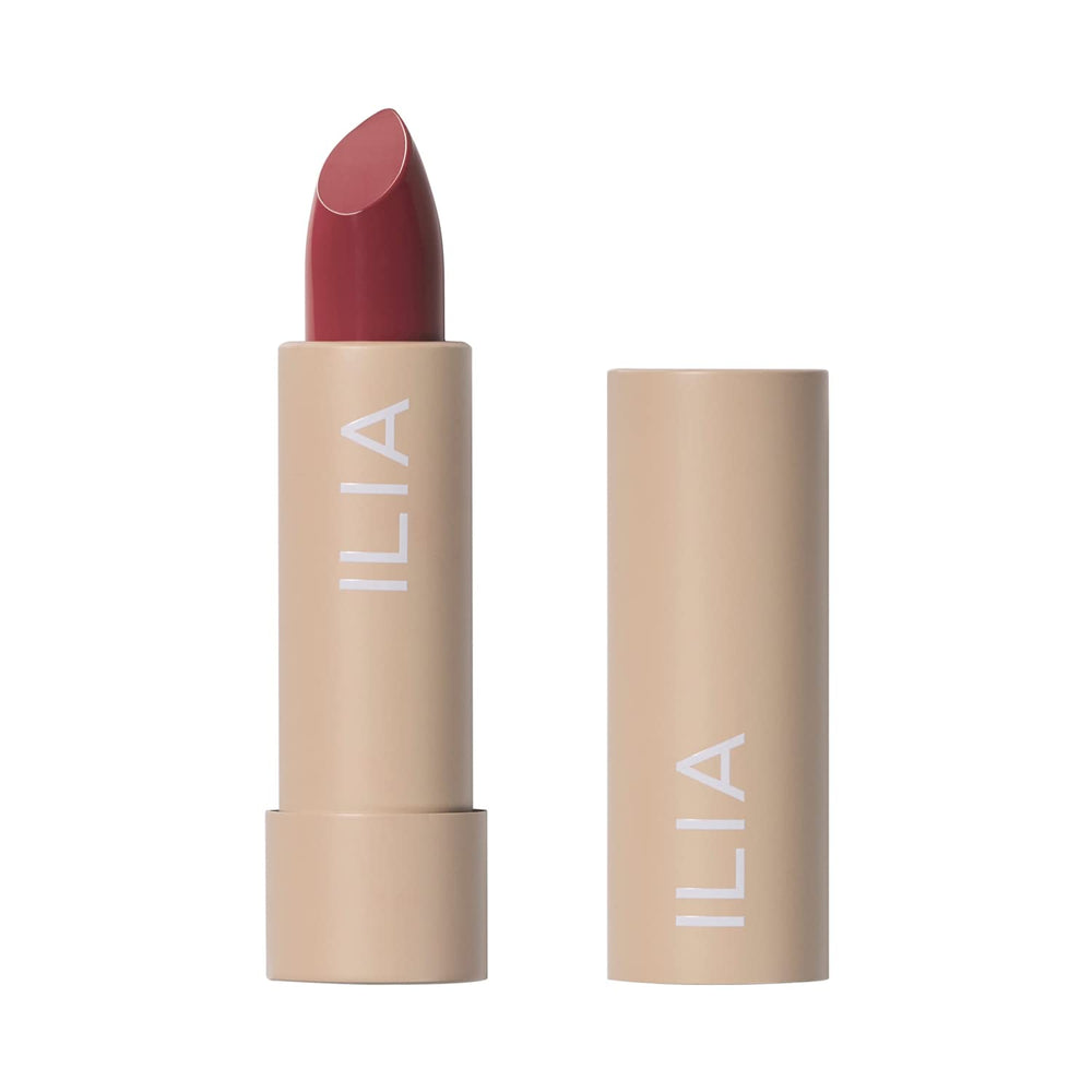 ILIA Color Block Lipstick Rococco in petal pink for bold, hydrated color