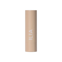 ILIA Wild Rose lipstick showing creamy finish and rich color payoff