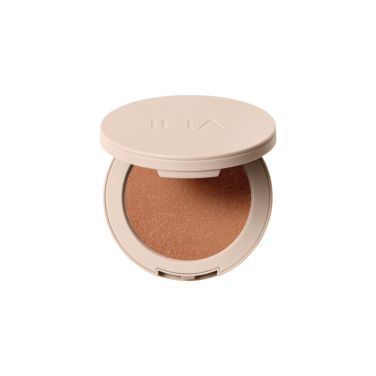 ILIA Lightshift Cream Highlighter in Daze warm copper swatch showing radiant glow.