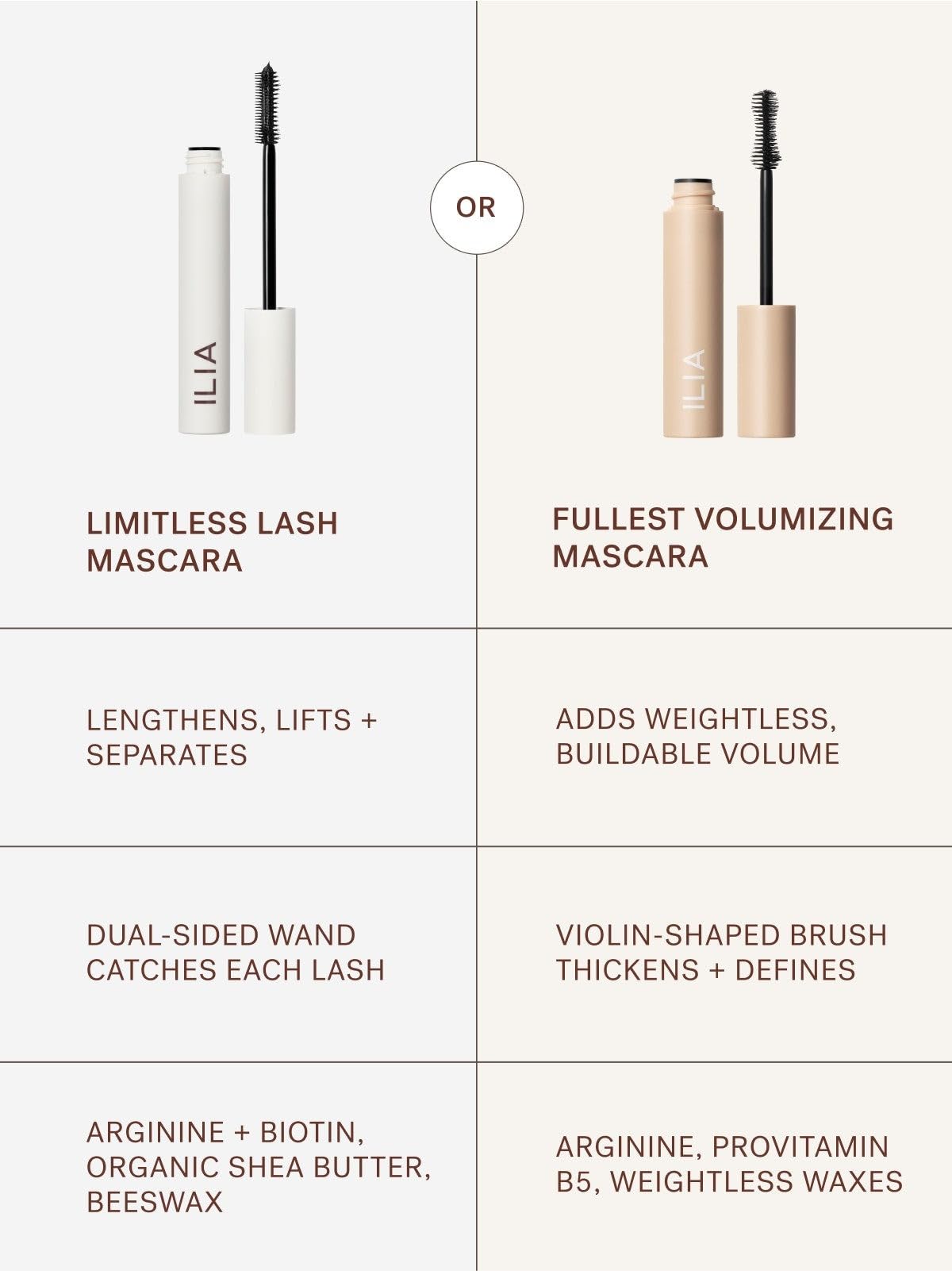 ILIA Limitless Lash Mascara vegan cruelty-free and sustainably packaged