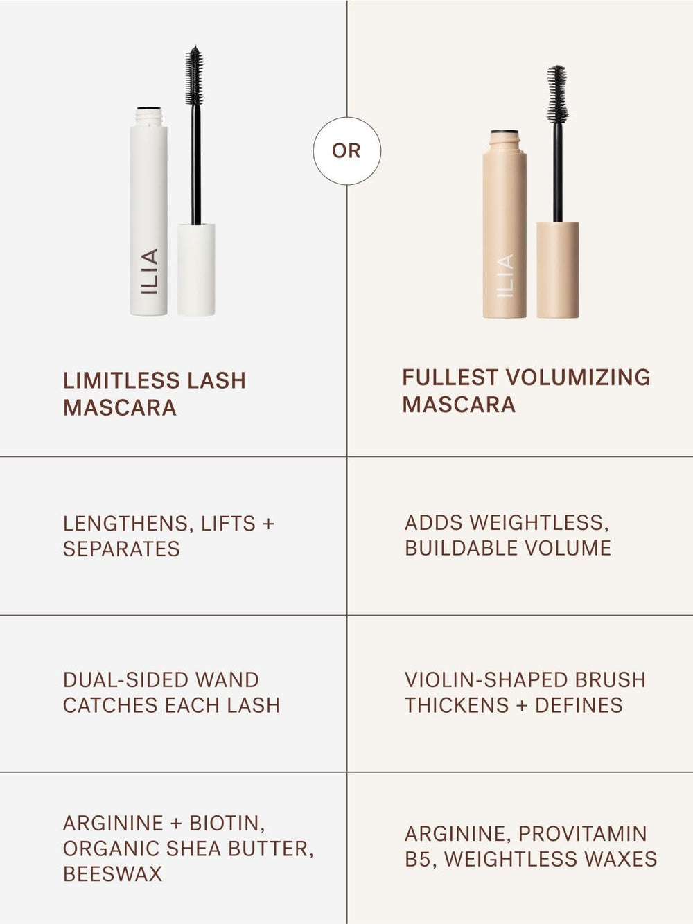 ILIA Limitless Lash Mascara vegan cruelty-free and sustainably packaged