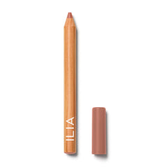 ILIA Lip Sketch Hydrating Crayon Untitled swatch shows smooth, even color.