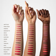 ILIA Lip Sketch Night Bloom on lips demonstrates long-lasting hydration.