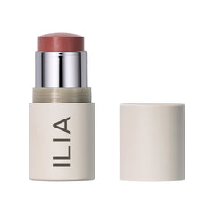 ILIA Multi-Stick Lady Bird on lips for a natural rosy flush.
