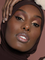 ILIA The Necessary Eyeshadow Palette shade lineup close-up highlights matte browns for everyday definition.