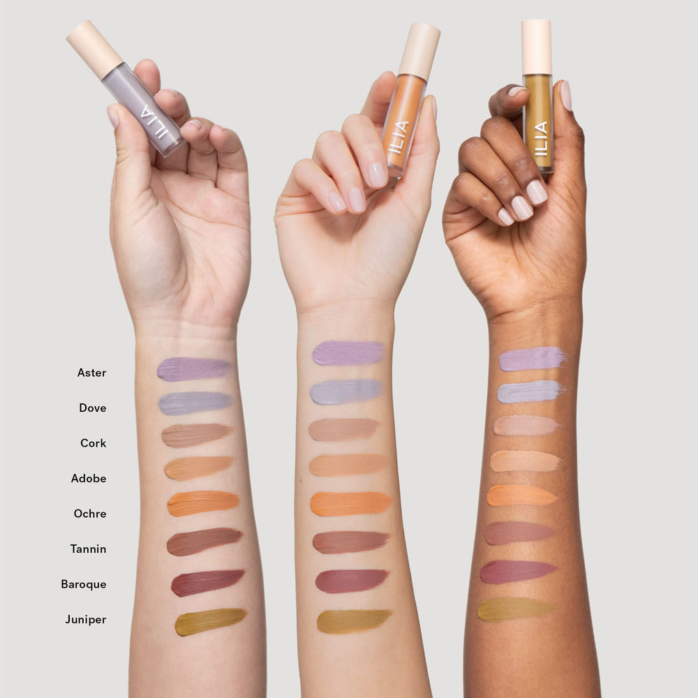 Pigmentation intense et fini taupe cork.