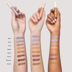 Pigmentation intense et fini taupe cork.