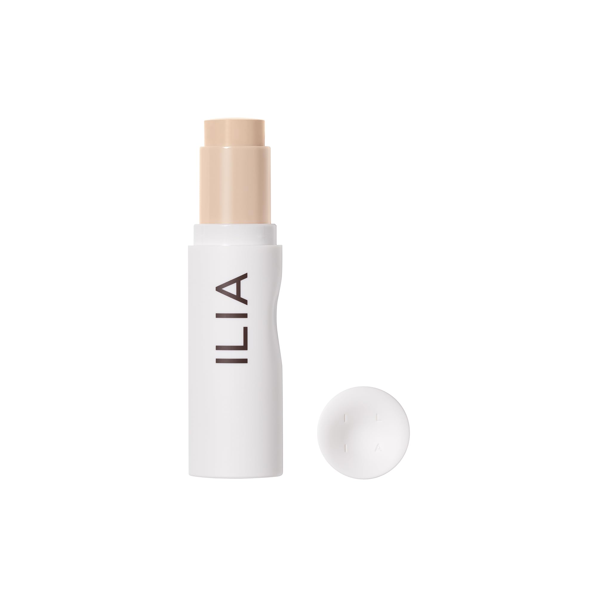 ILIA Skin Rewind Complexion Stick 4N Holly swatch for natural, even tone.