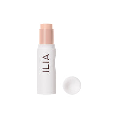 ILIA Skin Rewind Complexion Stick 5C Pine swatch shows cool-toned light coverage