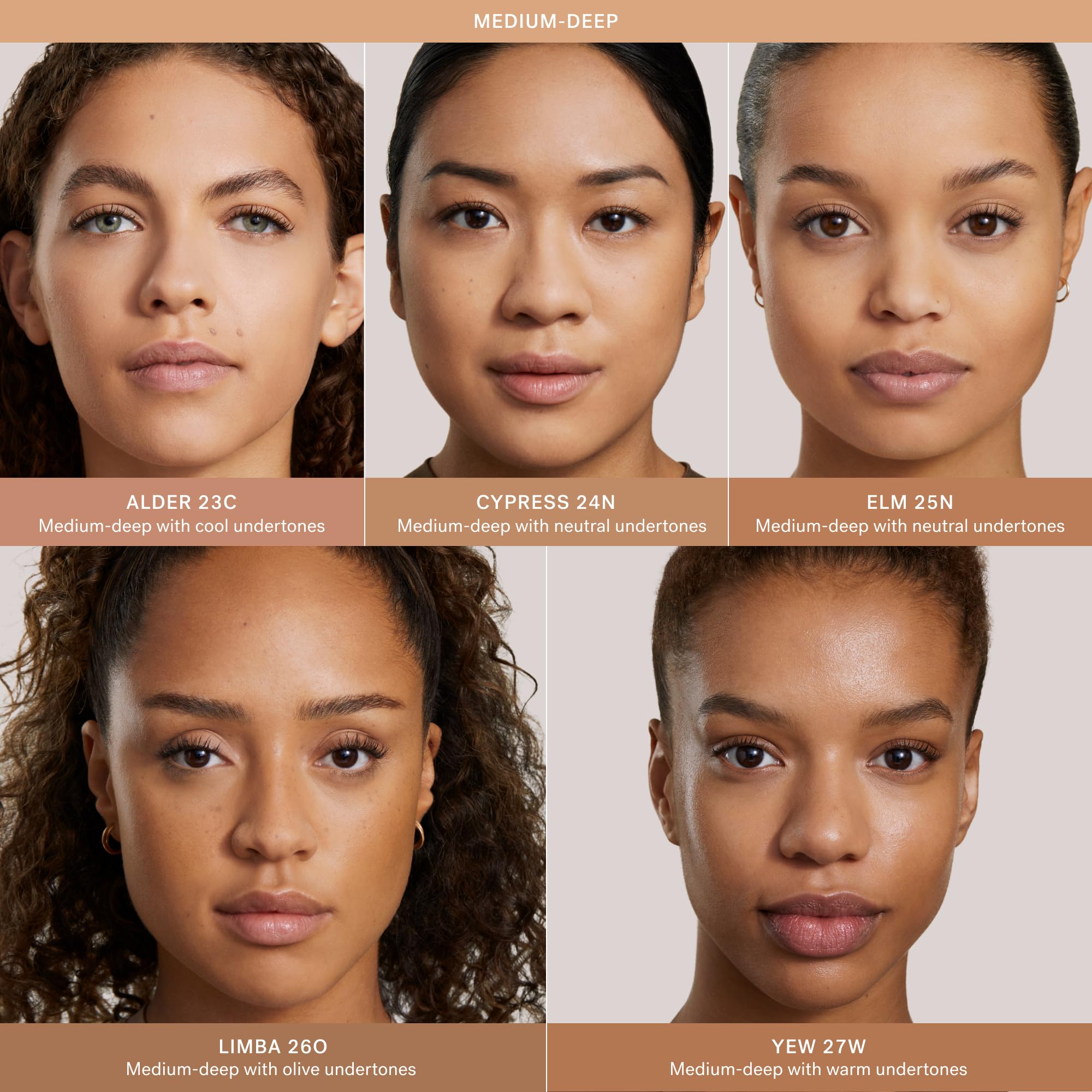 Two-finger application on cheek shows glide and blend