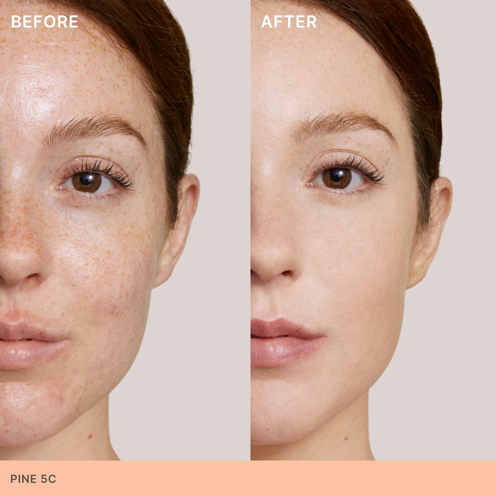 ILIA Skin Rewind application demonstrating seamless blend