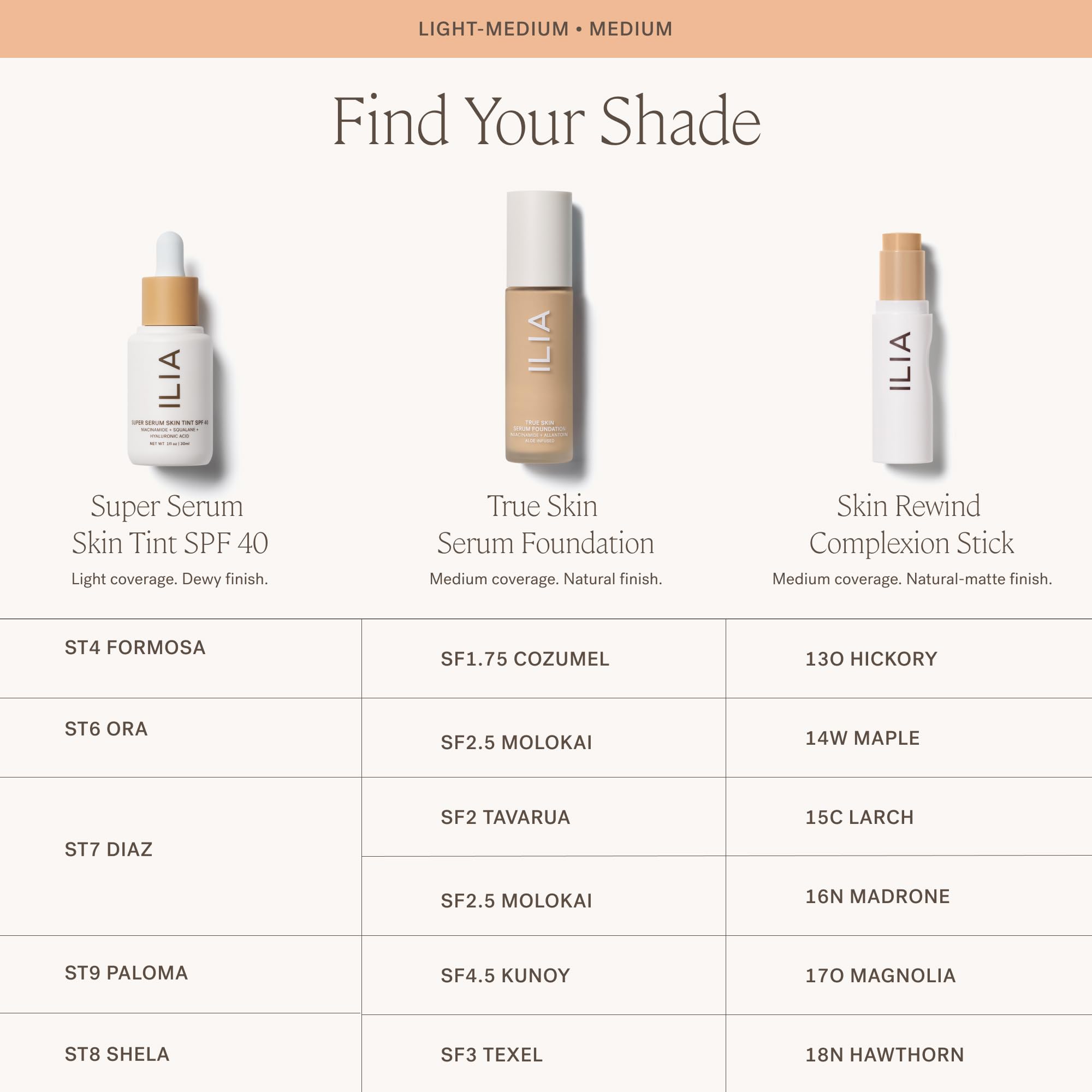 ILIA Skin Rewind Complexion Stick compact highlights travel-friendly size and non-toxic formulation.