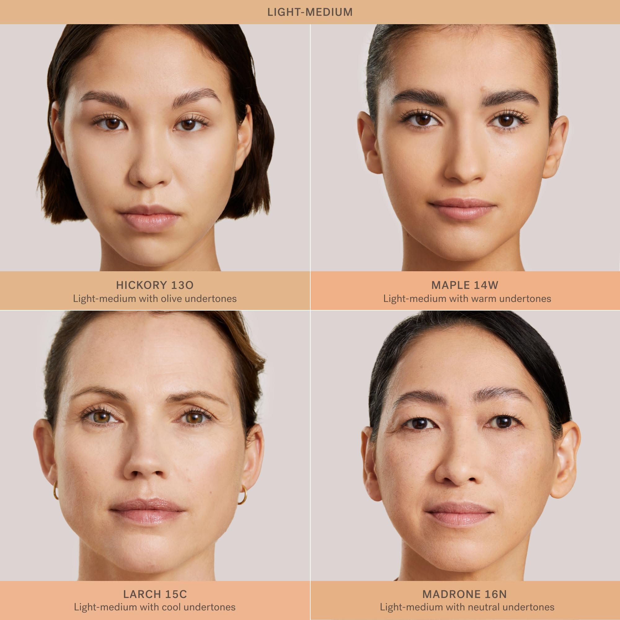 ILIA Skin Rewind Complexion Stick on the cheek showing buildable coverage.