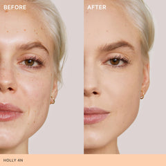 ILIA Skin Rewind texture closeup shows blendable, weightless formula.